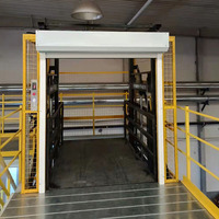 Hydraulischer Stahl-Lastenaufzugtisch |   Vertikaler Lastenaufzug |   Wandmontierter Aufzug mit Elektrischer Fernbedienung 1m X 1m