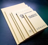 Boîte de protection d'écran en verre trempé pour tablette en papier kraft résistant et solide, emballage de vente au détail pour iPad, Samsung Tab, Lenovo, boîte en verre
