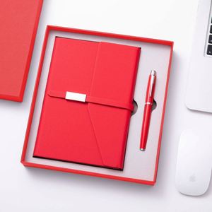 Wholesale Promotional Luxury Gifts Items Notebook Set Custom Notebook and Pen Set A5 PU Leather Cover Journal Gift Set With Box - Product Image 5