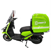 Motor Listrik Grosir 2000W 72V 30Ah 75km/jam Legal Jalan Raya untuk Pengiriman Makanan, Baterai Lithium Jarak Jauh