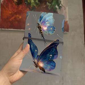 สมุดโน้ตหนังเทียมพรีเมี่ยมแบบ A6กระดาษคราฟท์หนาปิดแบบผูกเชือกของขวัญคริสต์มาสสุดหรูสำหรับผู้บังคับบัญชาเหมาะสำหรับธุรกิจ - Product Image 3