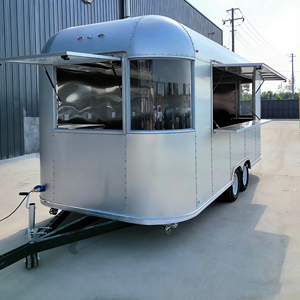 Multifunctional Customized Stainless Steel Fast Food Trailer for Snack Food and Candy Outdoor Mobile <b>Kitchen</b> - Product Image 3