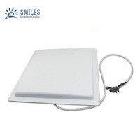 Antena de lector de tarjetas UHF RFID de largo alcance impermeable de 0-15 metros 860-960MHz para barrera de estacionamiento 902-928MHz/865-868MHz frecuencias