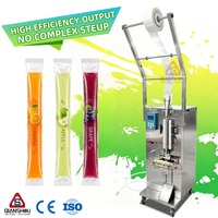Machine d'emballage automatique pour petits sachets de lait et de jus, avec fonction d'étiquetage pour sachets en papier et en plastique, adaptée à l'eau et aux aliments