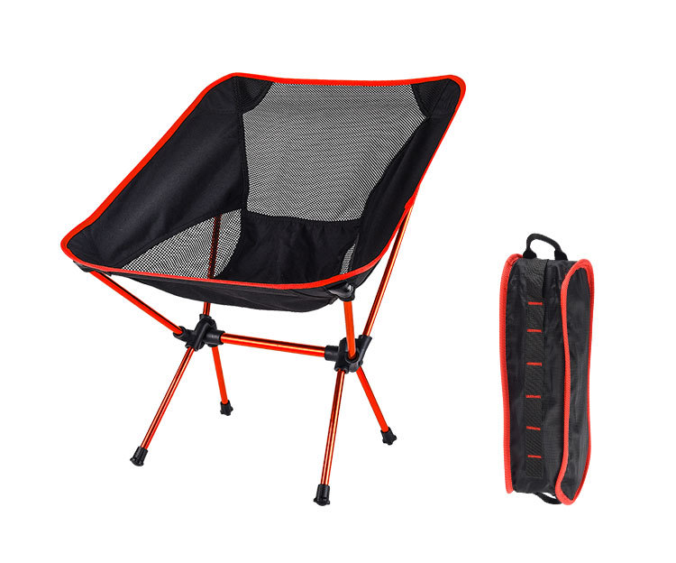 Портативный складной стул для путешествий, пляжа, барбекю, рыбалки