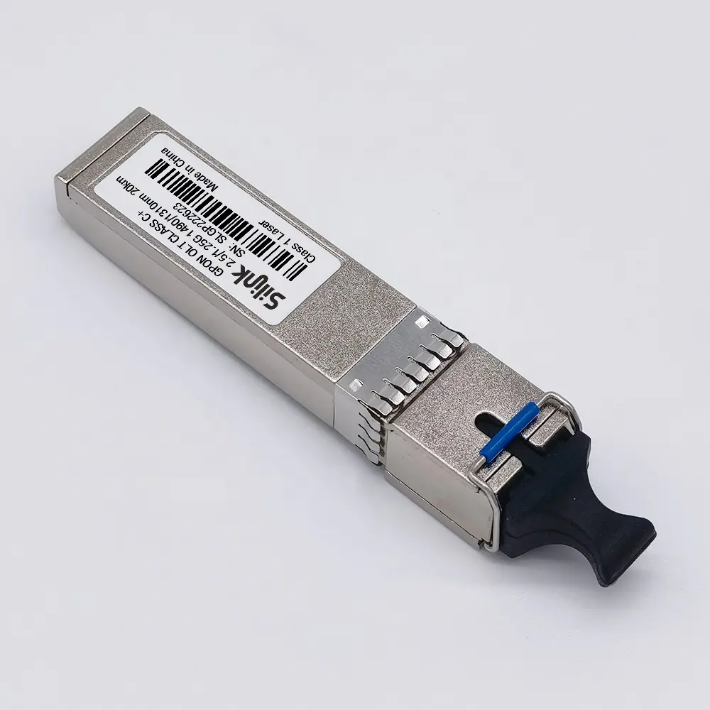 GPON OLT SFP Tx1490nm/Rx1310nm Tx2.5G/Rx1.25G कक्षा सी + सी ++ 20km DDM अनुसूचित जाति SMF ट्रांसीवर मॉड्यूल संगत Huawei जेडटीई