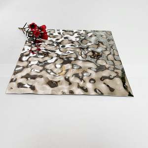 Panneau décoratif en acier inoxydable gaufré EX535 pour projet de revêtement mural intérieur commercial - Product Image 4