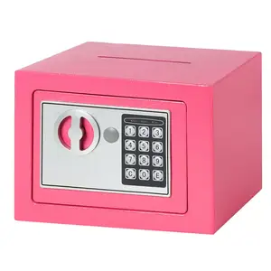 Caja fuerte para dinero de niños, caja de seguridad electrónica Digital con teclado, Mini cajas fuertes pequeñas, hucha