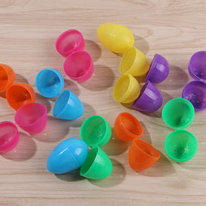 Assortimento colorato giocattoli a sorpresa uovo di pasqua in plastica imballaggio uovo di pasqua vuoto in vendita - Product Image 3