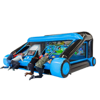 Jeu de sport de tir IPS commercial le plus populaire pour les enfants amusant interactif extérieur pour toboggan gonflable choix de dessus pour l'extérieur