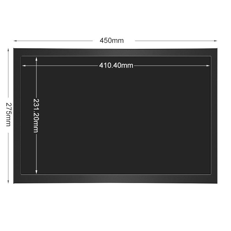 Economic 18.5 Inch Industrial Touch Screen Monitor IPS 1366x768 Resistive TFT LCD Metal Case USB New Wall Mount OEM/ODM