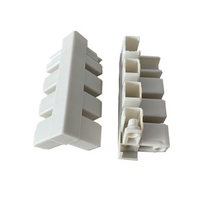 Huayi Parts Y603 Frame <b>Corner</b> <b>Brackets</b> White 107 Wide Plastic For Bathroom Vanity <b>Mirror</b> Accessories - Product Image 1
