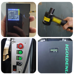 Máquina de limpieza láser IGOLDENCNC Serie Pulse Renovación de muebles de madera eliminar pintura - Product Image 6