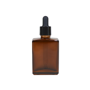 30ml 50ml 100ml rõ ràng mờ màu đen hổ phách vuông chai thủy tinh nhỏ giọt cho tinh dầu Huyết thanh cơ thể bao bì dầu - Product Image 6