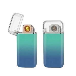 Encendedor USB Metálico Delgado de Alta Calidad, Encendedor Electrónico Recargable a Prueba de Viento, Serie 20K 30K para Fumadores de Tabaco - Product Image 4