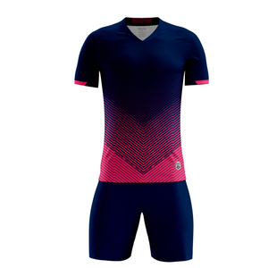 Nouveaux maillots de football pour adultes, imprimés, respirants, à séchage rapide, manches courtes, col en V, 100% polyester, vêtements d'équipe personnalisés, OEM - Product Image 4
