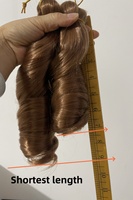Extensions de tresses au crochet synthétiques soyeuses pour cheveux ondulés - PDH1 14-24 pouces 150g, double trame haute qualité