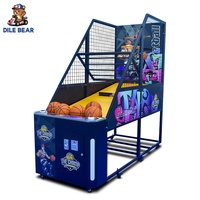 Machine de jeu d'arcade de basket-ball avec capteurs haute sensibilité et résistance aux chocs pour les carnavals, les foires et les zones de jeux communautaires