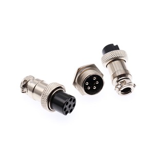 円形GXコネクタオスメスアセンブリフランジパネルマウントソケットGX12GX16 GX20 GX30Gxコネクタ - Product Image 3