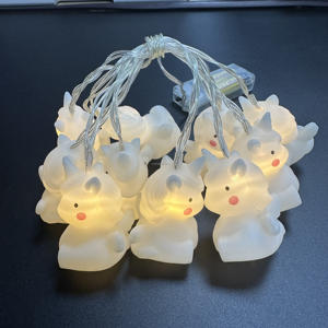 <span class=keywords><strong>Guirlande</strong></span> <span class=keywords><strong>lumineuse</strong></span> licorne 10LED 6.8ft IP44 nominale à piles guirlandes lumineuses blanches chaudes pour la décoration de la <span class=keywords><strong>chambre</strong></span> des enfants - Product Image 3