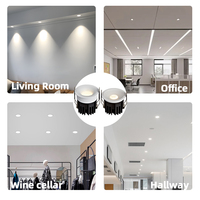 Style moderne Aluminium LED Cob Down Light 8W 220-240V Intégré Led Lumières Spot Lights