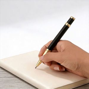 High-end Engraved Metal Ballpoint <b>Pen</b> with logo Business Signature Metal <b>Pen</b> Black Custom <b>Pen</b> Suitable for Corporate Event Gifts - Product Image 6