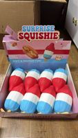 Jumbo Rocket Popsicle Squishy Toy Red White Blue Ice Pop Soft Slow Rising Squeeze Sensory Fidget Stress Relief Gift Wholesale