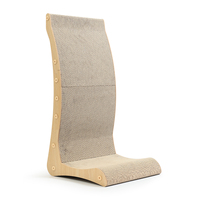 Griffoir pour chat en forme de L, vertical, en carton, pour intérieur