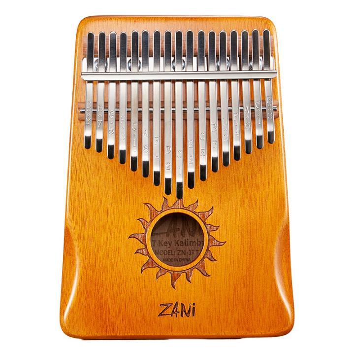 Kit 17 Clés Kalimba DIY - Pièces De Rechange Avec Pont Bois Et Marteau, Accessoires Kalimba