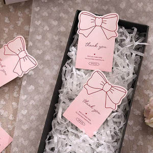 Regalo de lazo rosa gracias pegatina de sellado caja de regalo pegatina de sellado etiqueta adhesiva de PVC decoración DIY - Product Image 2