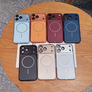เคสโทรศัพท์แบบแม่เหล็กสีด้านดั้งเดิม รุ่น Original Color Matt Frosted Magnetic Conversion สำหรับ iPhone 18 17 16 15 Pro Max ป้องกันเลนส์ กันกระแทก ฝาหลัง - Product Image 1