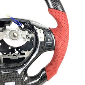 Volante de Fibra de Carbono Real a <span class=keywords><strong>Precio</strong></span> de <span class=keywords><strong>F</strong></span>ábrica para <span class=keywords><strong>Lexus</strong></span> <span class=keywords><strong>RX</strong></span> ES RCF NX CT200 <span class=keywords><strong>350</strong></span> GS, Volante Deportivo con Base Plana - Product Image 5