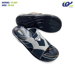 Sandales confortables en PU pour hommes 17-241 de l'usine thaïlandaise Style à enfiler léger et durable pour les voyages à la maison et les vêtements décontractés de tous les jours - Product Image 5