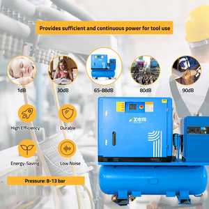 10HP tất cả trong một máy nén khí trục vít để cắt laser Máy nén khí kết hợp trục vít công nghiệp 7.5KW với bình khí - Product Image 5