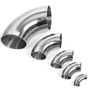 공장가 90도 스테인리스 엘보 ASTM AISI 304 304L 316 316L 스테인리스 파이프 피팅 - Product Image 1