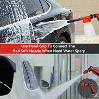Buse de pulvérisation en métal à basse pression, pistolet à mousse de neige, Lance de lavage de voiture, pistolet à eau