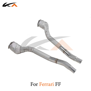 Sistema de escape KA Tuning para Ferrari <span class=keywords><strong>FF</strong></span> <span class=keywords><strong>V12</strong></span> 6.3 con tubo recto y downpipe - Product Image 3