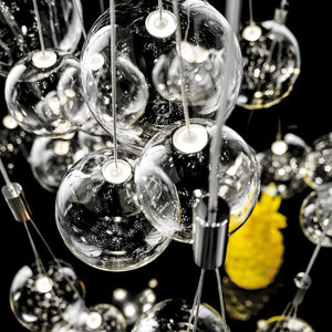 Restaurant nordique lustre moderne minimaliste <span class=keywords><strong>magasin</strong></span> de vêtements lumières personnalité créative Ins bulle boule modèle chambre lampes en verre - Product Image 2