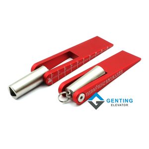 Jauge d'espacement pour ascenseur TEEBAO 3-en-1, clé triangulaire, résistance de porte d'ascenseur, pièces de rechange pour ascenseur - Product Image 4