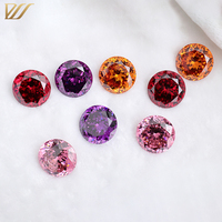 Provence gemme 12 mesi colori taglio brillante rotondo sintetico cubic zirconia diamante birthstone in magazzino
