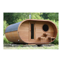 Jacuzzi Exterior Cúbico de Cedro Rojo para 1-6 Personas, con Calefacción Eléctrica, Panel de Control Computarizado, Madera de Hemlock Sólida, Función de Vapor Seco