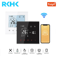 Termostato Inteligente WiFi, Automatización de Escenas Inteligentes, Controlador de Temperatura Digital LCD para Calefacción del Hogar, Compatible con Alexa, Google y Alice
