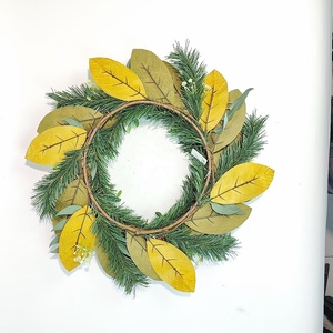 Daffodil Valley Fall Flowerbox <strong>Seeded</strong> Evergreen <strong>Poppy</strong> Chinese Making Magnolia Pumpkin Circle White Forsythia Wreath - Product Image 5