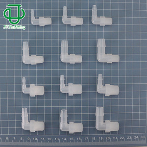 ข้อต่อข้อศอกพลาสติก PP เกลียวนอก 1/4NPT สำหรับเชื่อมต่อสายยาง - Product Image 3