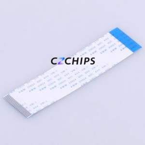 JS10B-24P-100-4-8 FFC Cable (Flexible Flat Cable) P=1mm Connector 24P 1mm 0.3mm Reverse - Product Image 1