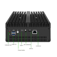 Mini PC Industrial H14 8505 4L 4 10G 10Gbe Tipo C USB con Consola SIM, Servidor, Caja ITX, Expansión, Sin Ventilador, SFP, DDR5