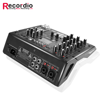 Mélangeur audio compact GAX-SK4 à 4 canaux avec entrée USB/Blueteeth pour podcasting et streaming