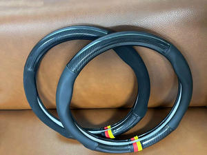 Housse de <span class=keywords><strong>Volant</strong></span> Antidérapante en <span class=keywords><strong>Cuir</strong></span> et Fibre de Carbone de 38cm pour <span class=keywords><strong>BMW</strong></span> E30 E34 E36 <span class=keywords><strong>E39</strong></span> E46 E60 E87 E90 E83 F10 F20 F30 Accessoires - Product Image 6