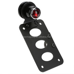 Bon prix en gros noir métal support moto <span class=keywords><strong>feu</strong></span> arrière café Racer <span class=keywords><strong>feu</strong></span> arrière pour CG GN CB XY Sportsters <span class=keywords><strong>Bobber</strong></span> Chopper - Product Image 2