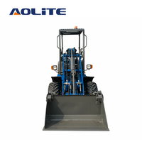 Chargeur frontal électrique miniature articulé à 4 roues motrices, batterie électrique, modèle AOLITE 606, fabriqué en Chine, pour la construction.